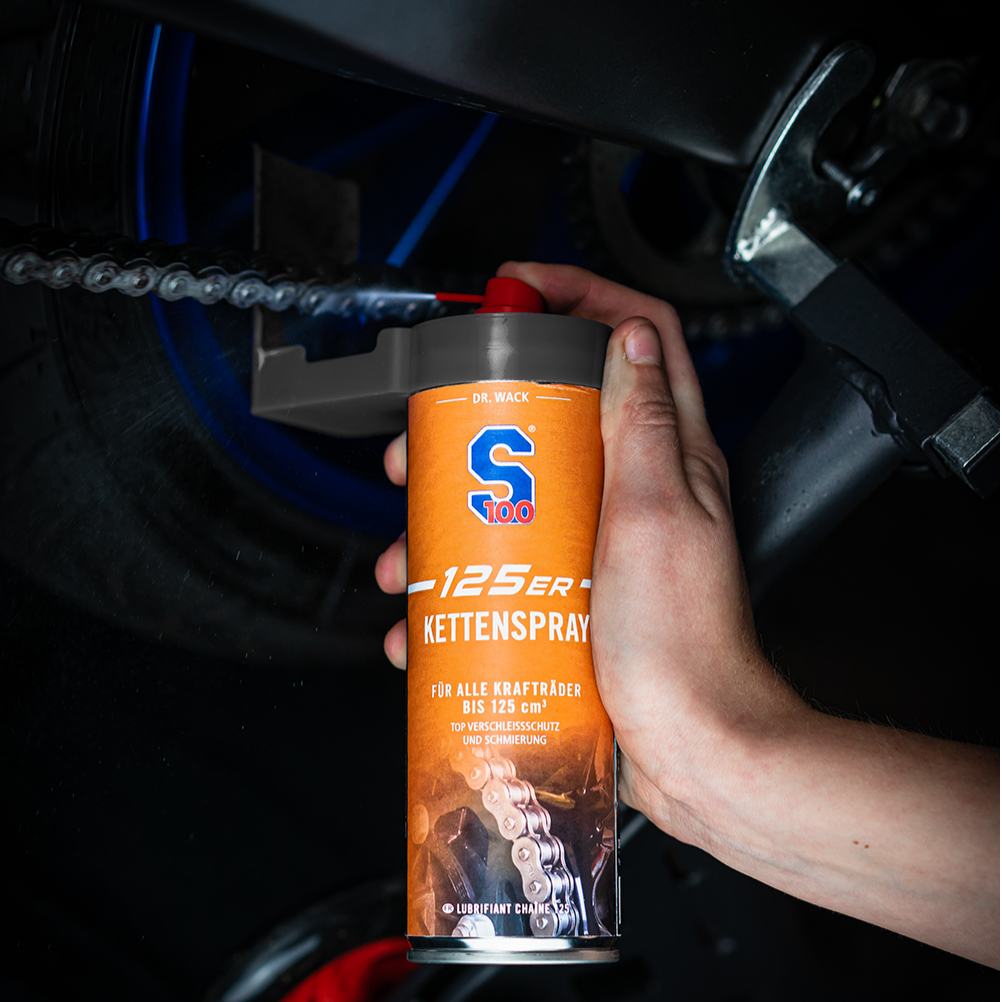 "S100" 125er Kettenspray für Motorrad