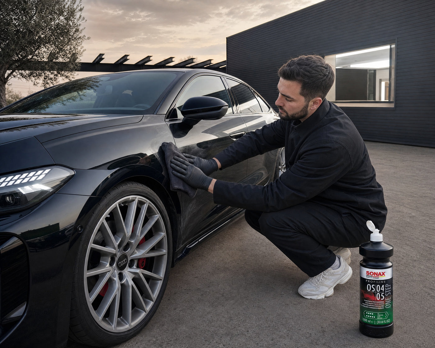 Detailing1 Hero: Politur — Sommerlack — Hochglanz in einem Schritt (Desktop)