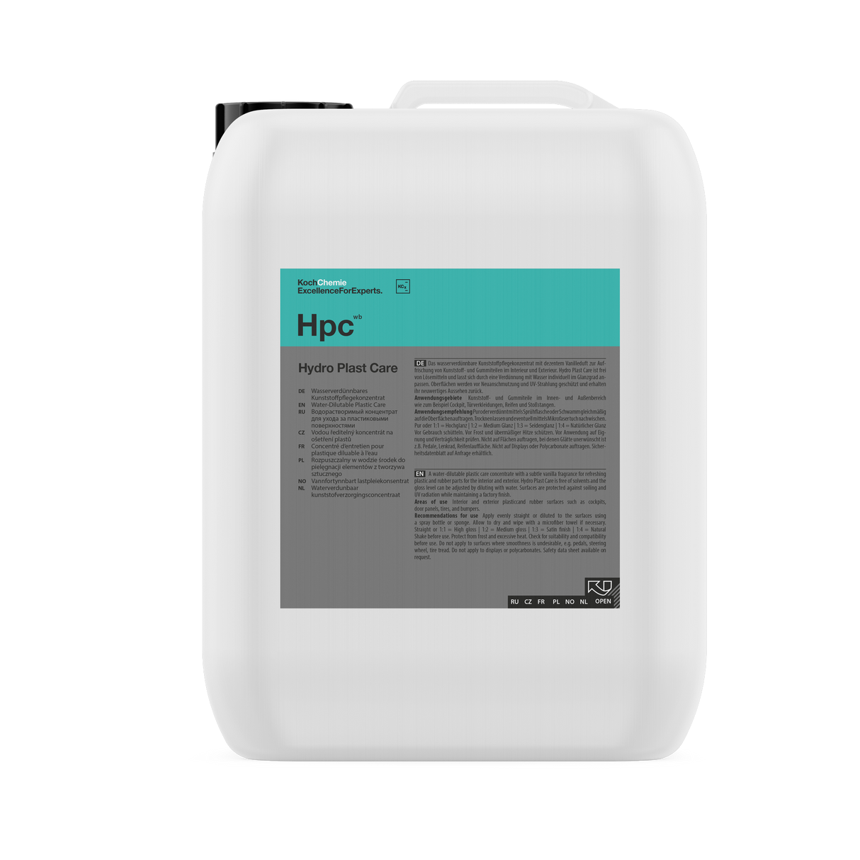 Hydro Plast Care "Hpc" Concentrato cura plastiche (Diluibile in acqua)