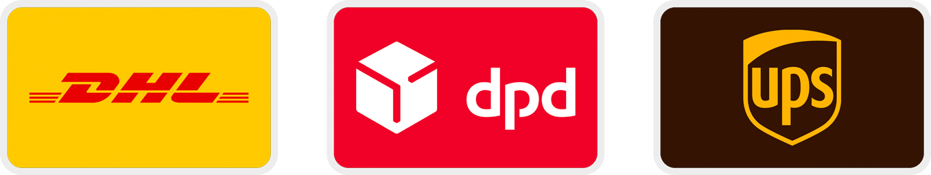 Kostenloser Versand ab 70€ mit DHL und DPD in 1-2 Tagen bei dir Zuhause