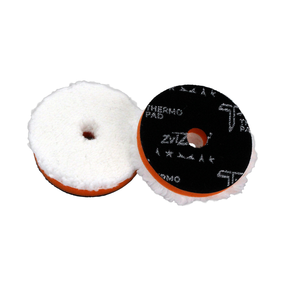 ZviZZer Thermo Microfiber Polierpad (Orange) — Thermo-Mikrofaserpad Ø 80/15/80 mm / 1 Stück