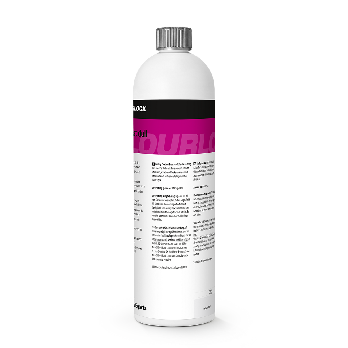 COLOURLOCK "Top Coat" (Dull) Matter Abschlusslack für die professionelle Lederreparatur