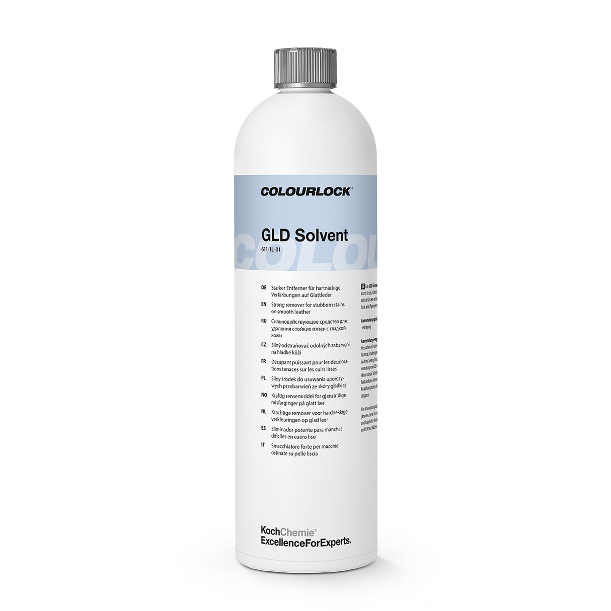 COLOURLOCK "GLD Solvent" Starker Entferner für hartnäckige Verfärbungen auf Glattleder