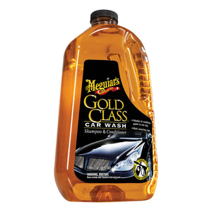 Meguiars GOLD CLASS Car Wash Shampoo & Conditioner Autoshampoo 64 oz (1.89 Liter)