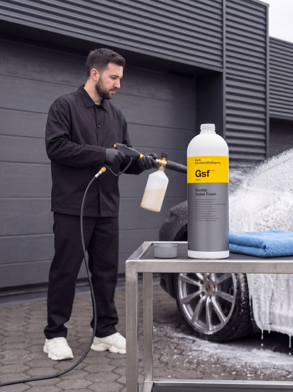 Detailing1 Hero: Snow Foam — Vorwäsche zur Pollenzeit (Mobile)