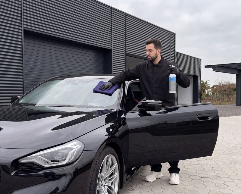 Detailing1 Koch-Chemie Glas Star "Gla" detergente vetri concentrato, parabrezza interno della BMW M2 pulito senza aloni (desktop)