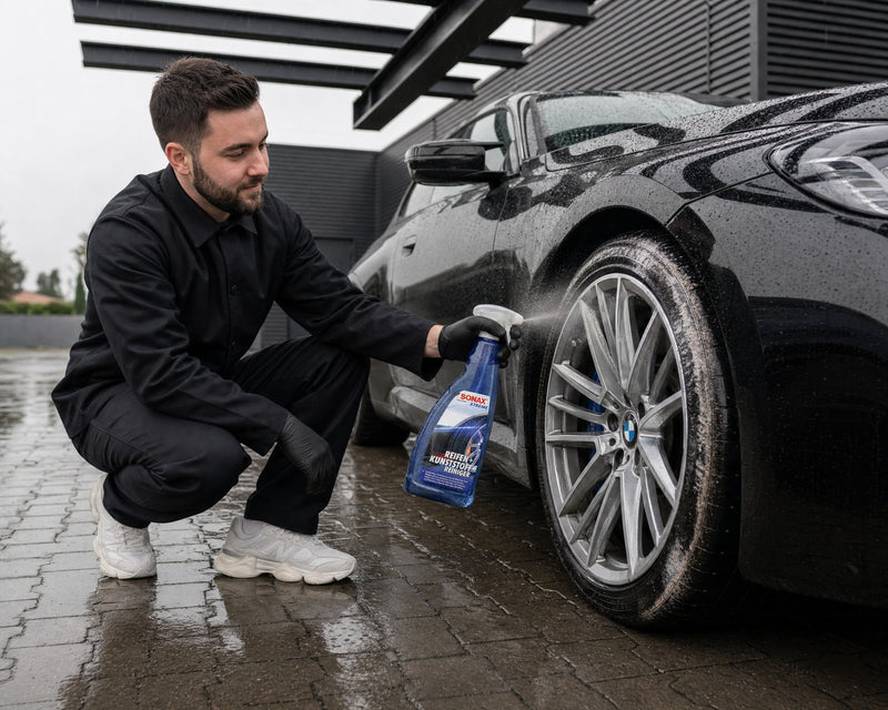 Detailing1 Hero: Reifenpflege — SONAX XTREME Reifen+KunststoffReiniger (Desktop)